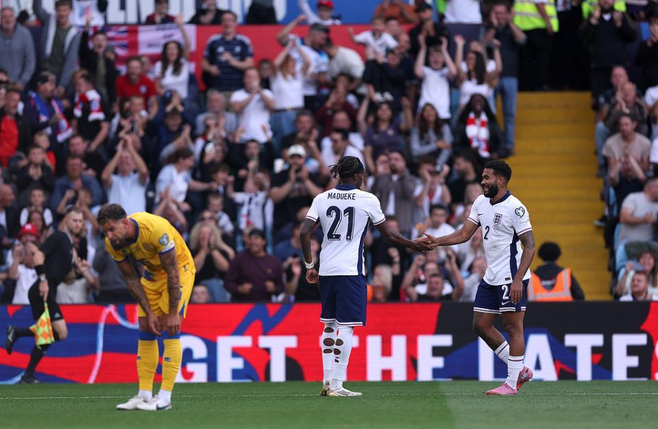 开云登录入口-世预赛35场不败！英格兰2-0安道尔 4连胜0失球领跑 赖斯头槌建功